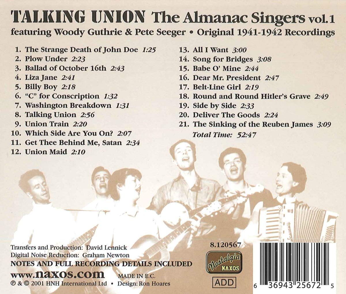 THE ALMANAC SINGERS: Talking Union - slide-1