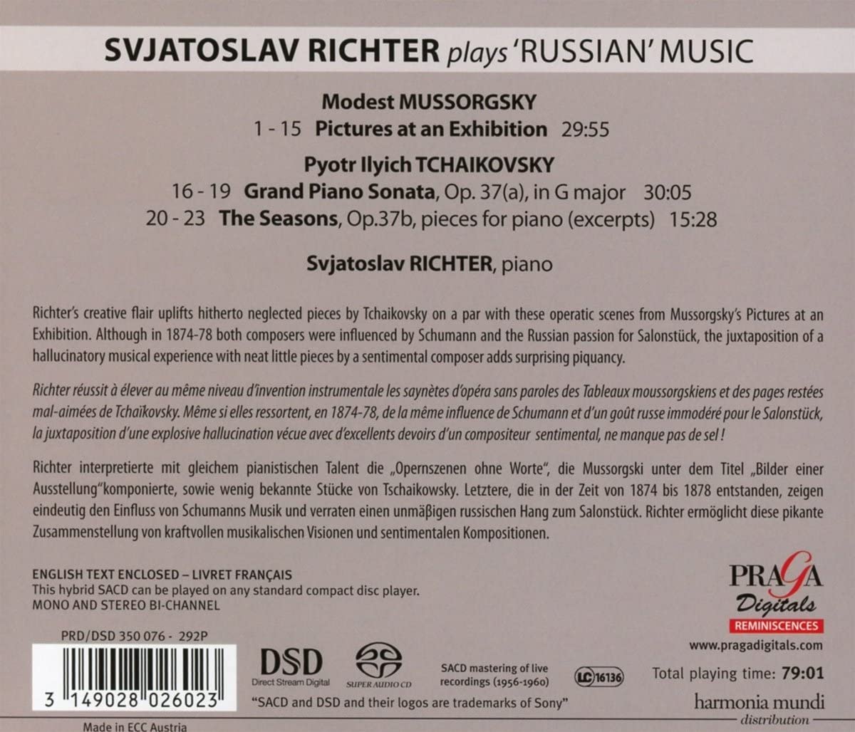Mussorgsky: Pictures at an Exhibition / Tchaikovsky: Grande Sonate - slide-1