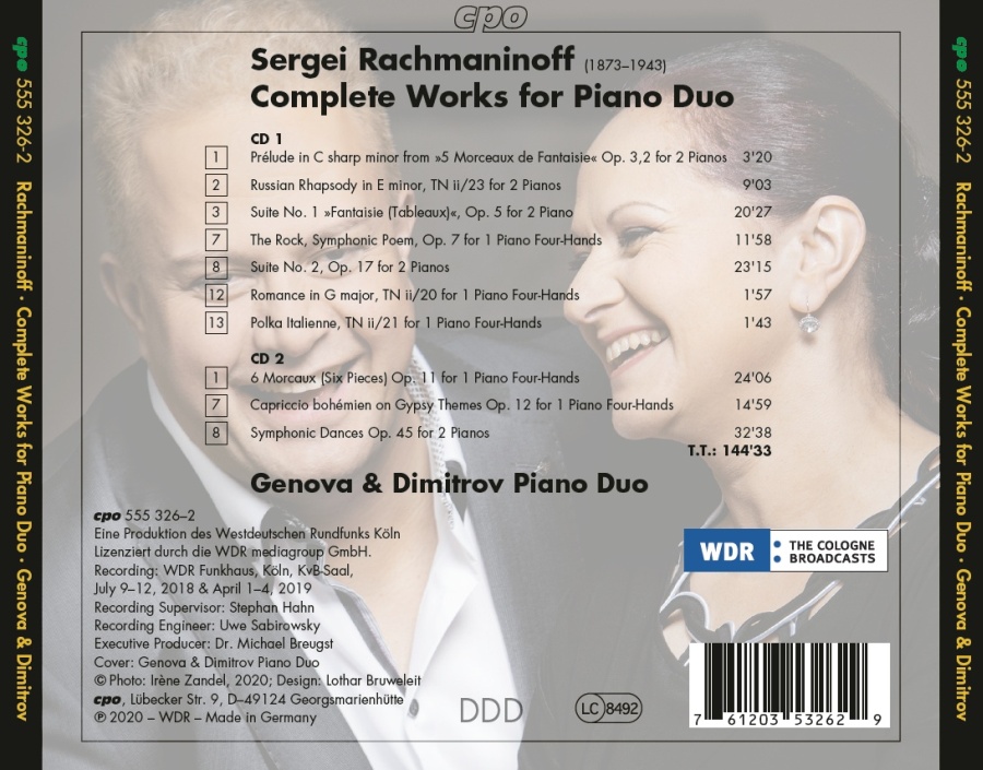 Rachmaninov: Complete Works for Piano Duo - slide-1