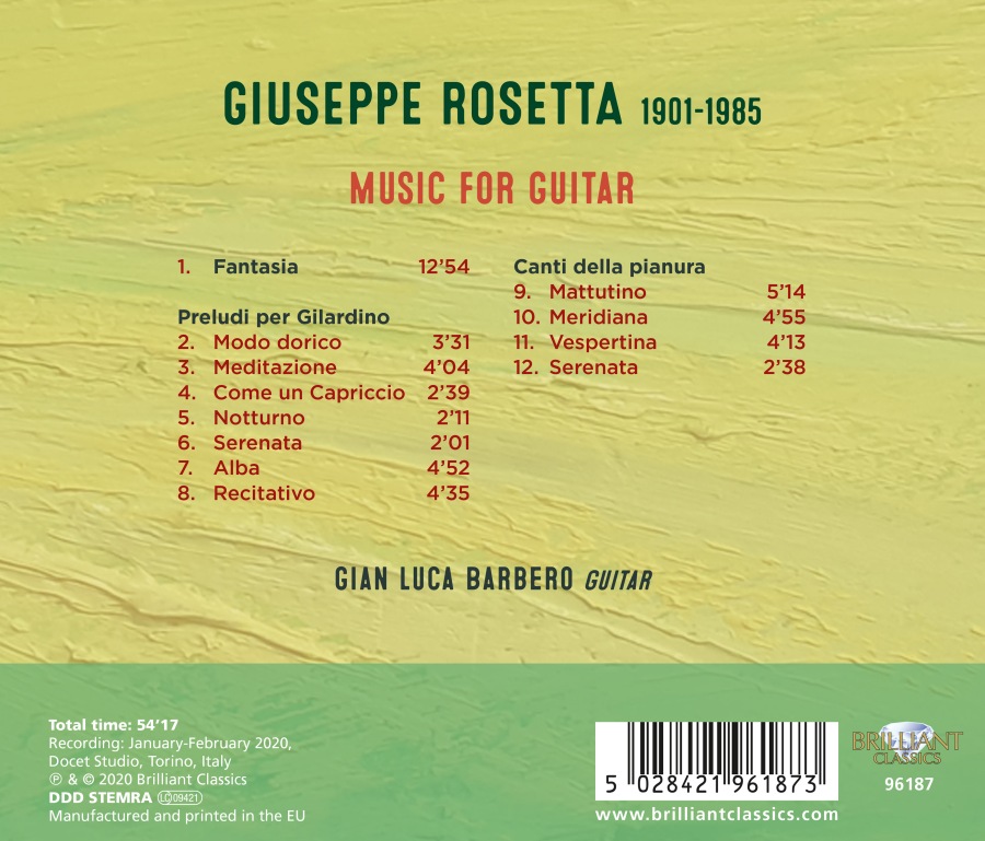 Rosetta: Music for Guitar - slide-1