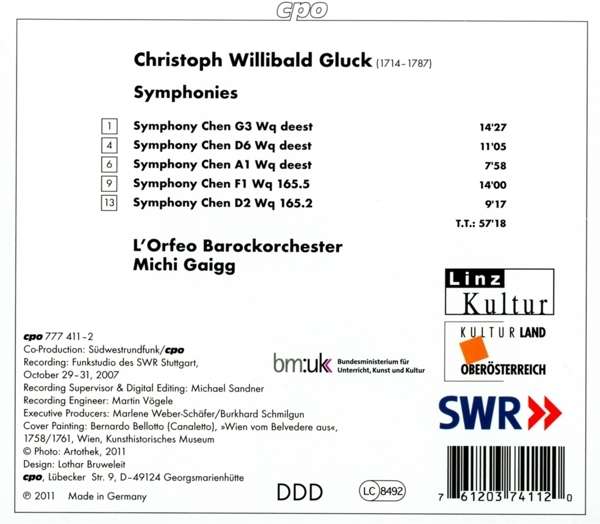 Gluck: Symphonies - slide-1