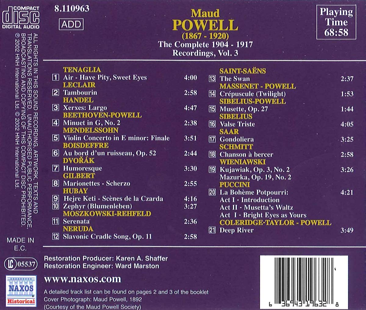 GREAT VIOLINISTS - POWELL vol. 3 - slide-1