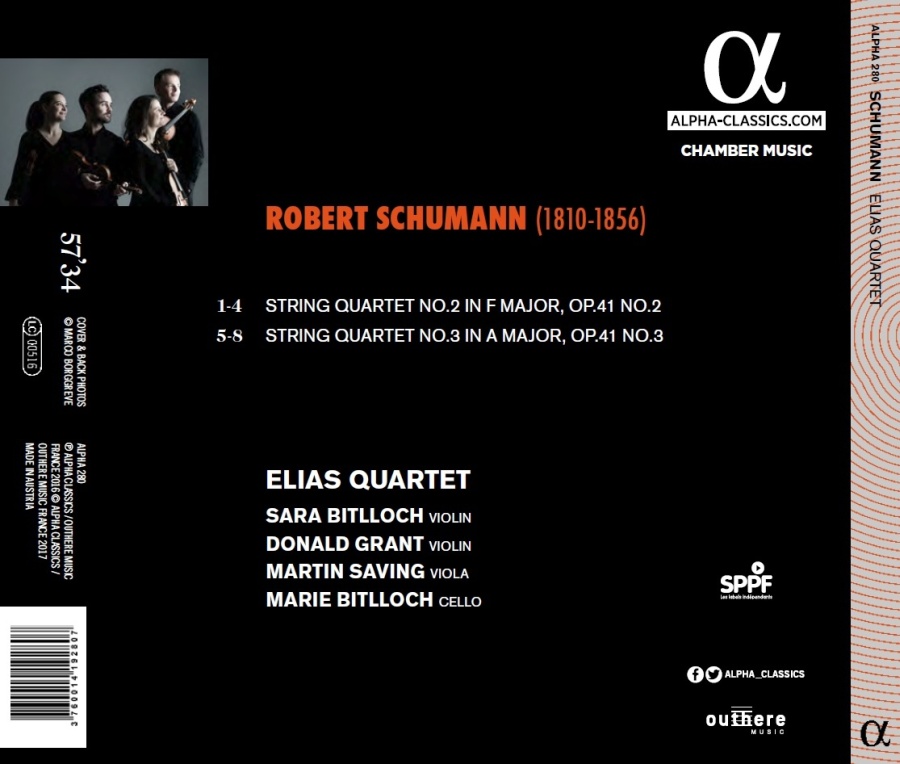 SCHUMANN: String Quartets nos. 2 & 3 - slide-1