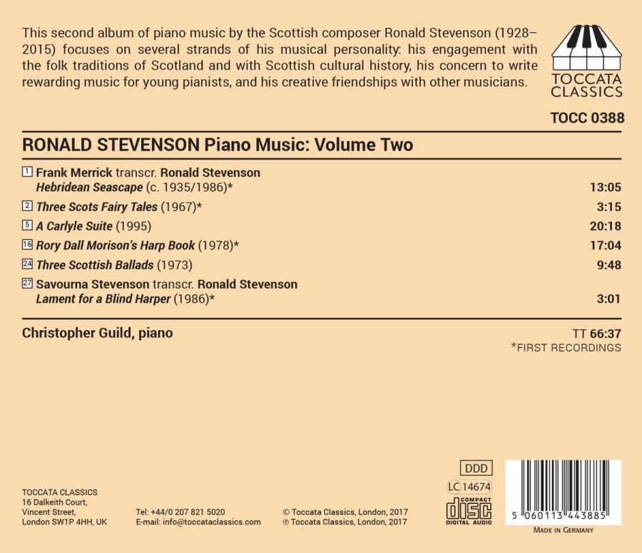 Stevenson: Piano Music Vol. 2 - slide-1