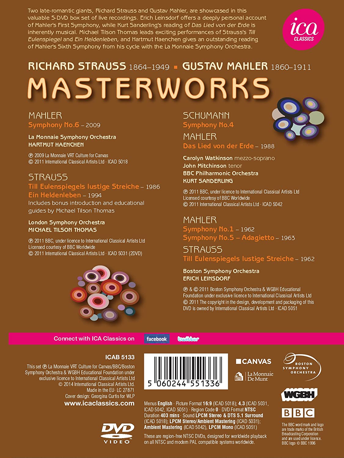 Strauss & Mahler: Masterworks - slide-1