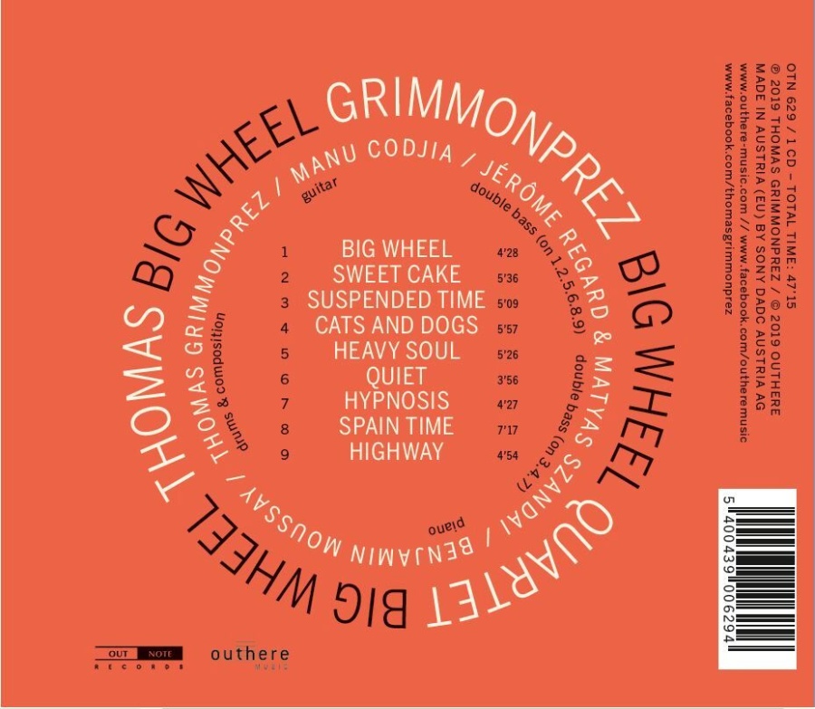 Thomas Grimmonprez Quartet: Big Wheel - slide-1