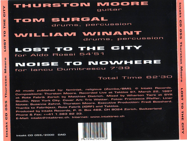 Thurston Moore: Lost To The City - slide-1