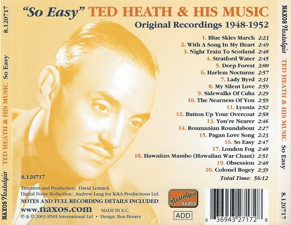 Ted Heath And His Music ‎– So Easy (1948-52) - slide-1