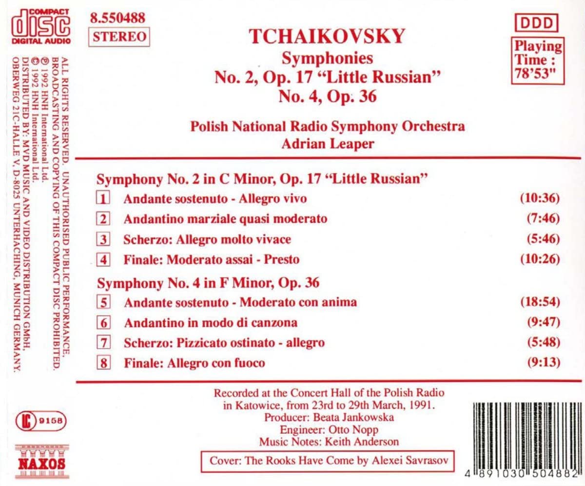 Tchaikovsky Symphonies Nos. 2 and 4 - slide-1