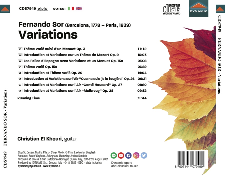 Sor: Variations - slide-1