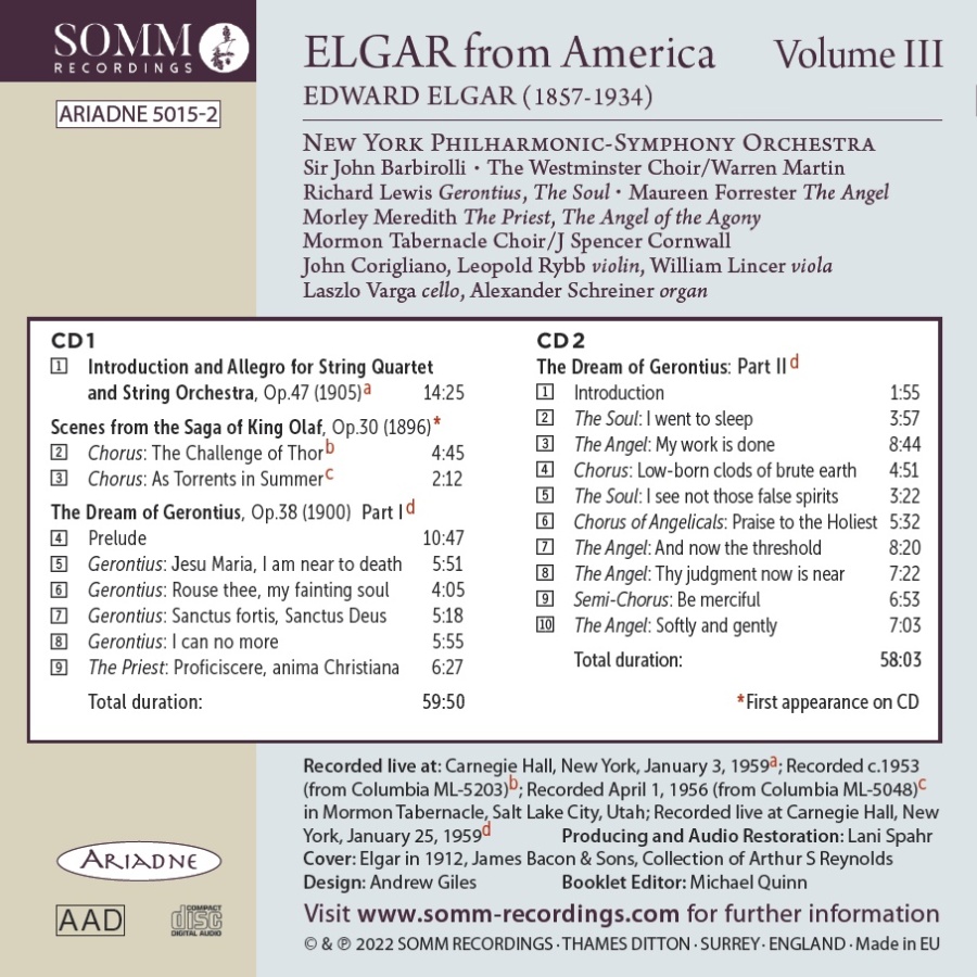 Elgar from America, Volume III - slide-1