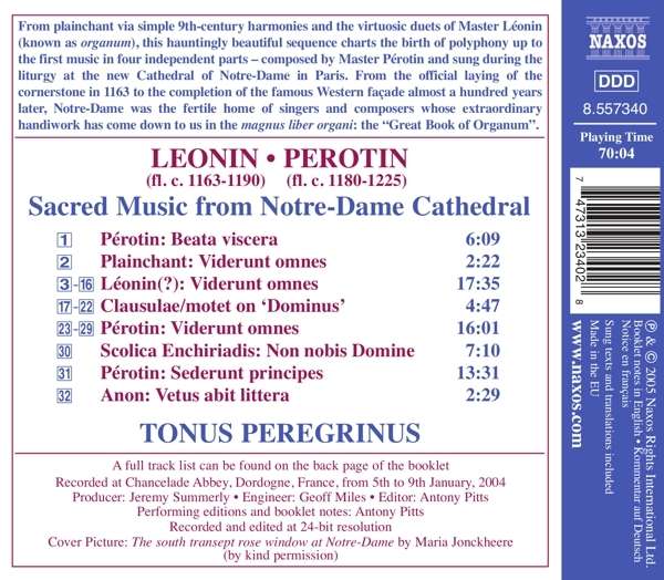 LEONIN  /  PEROTIN: Sacred music from Notr - slide-1