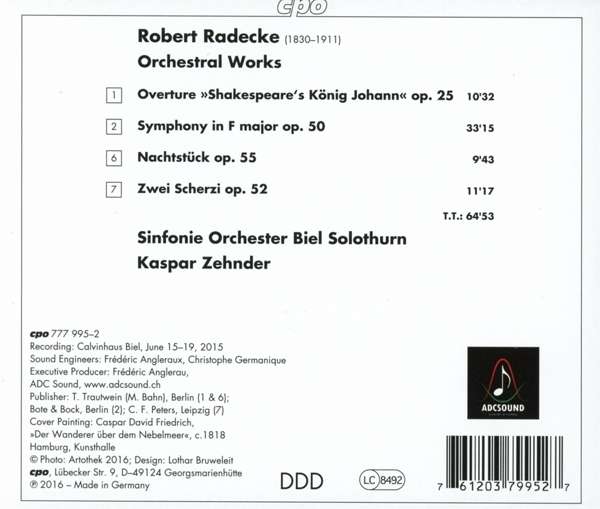 Radecke: Symphony op. 50,  Overture - slide-1