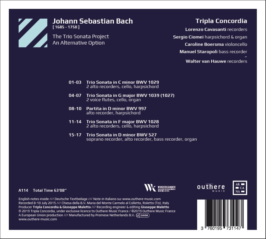 Bach: The Trio Sonata Project - slide-1