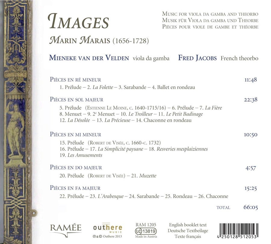 Marais: Images - works for viola da gamba & theorbo - slide-1