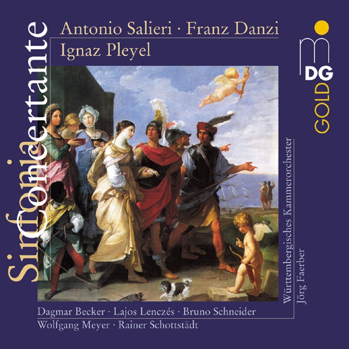 Salieri/Danzi/Pleyel: Concertante for Flute, Clarinet and Orchestra