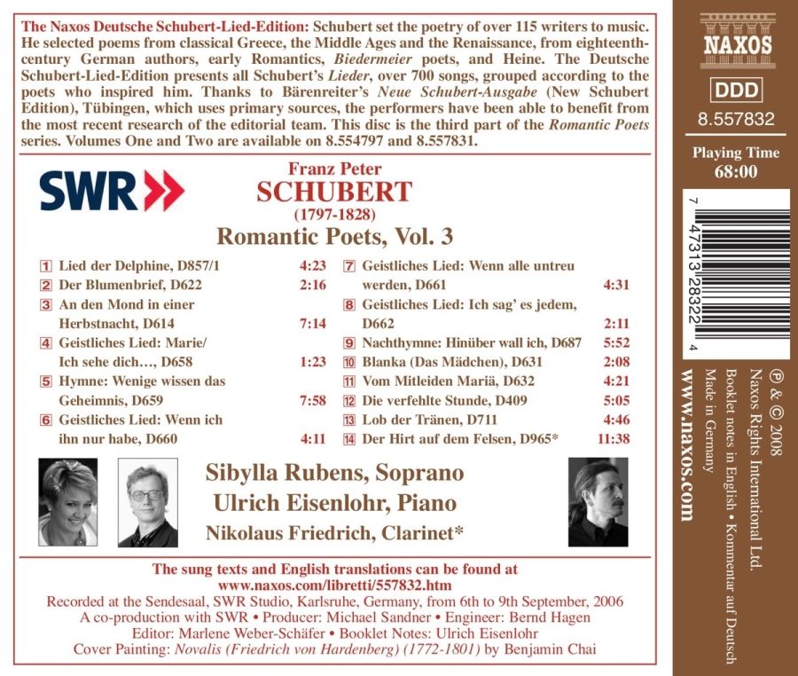 Schubert: Romantic Poets Vol. 3 - Schubert Lieder Edition • 26 - slide-1