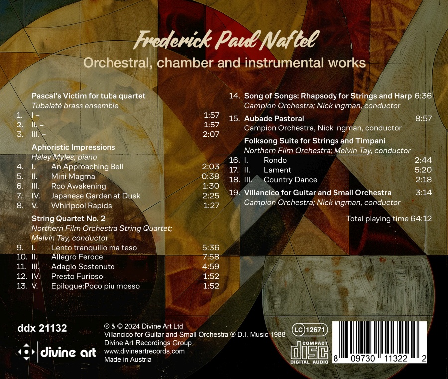 Naftel: Orchestral, chamber and instrumental works - slide-1