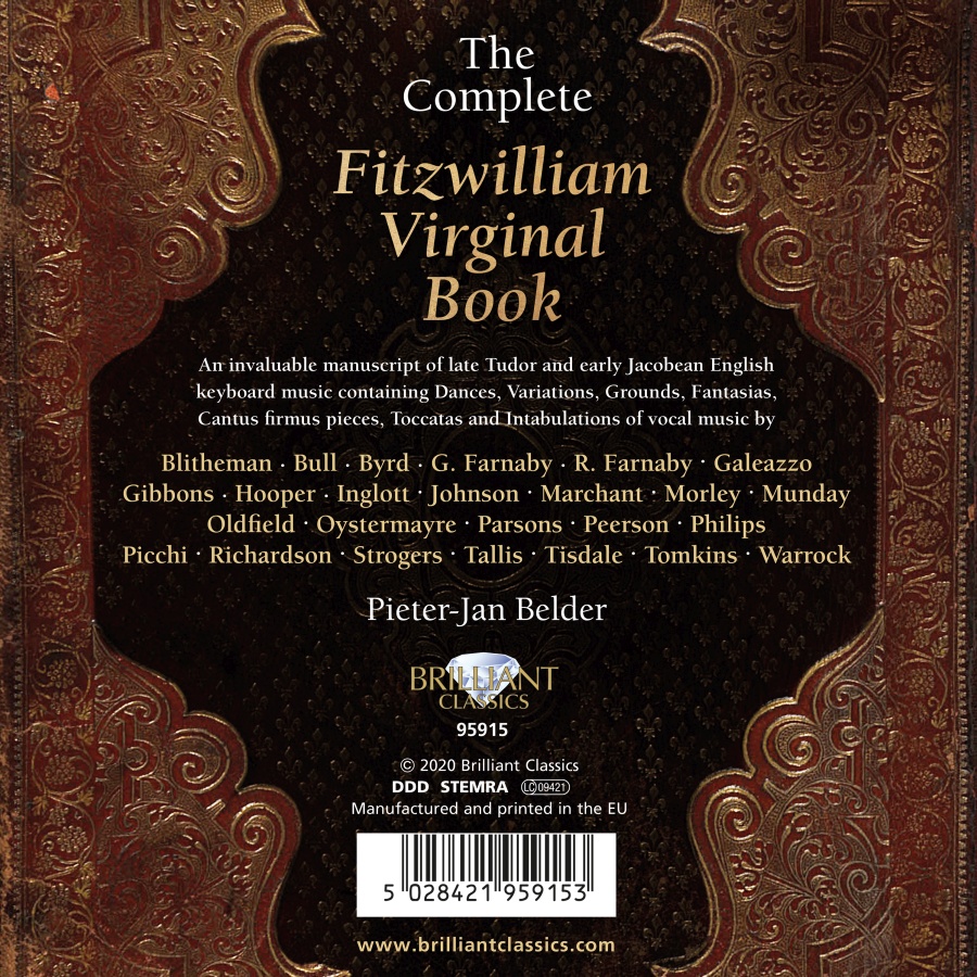 The Complete Fitzwilliam Virginal Book - slide-1