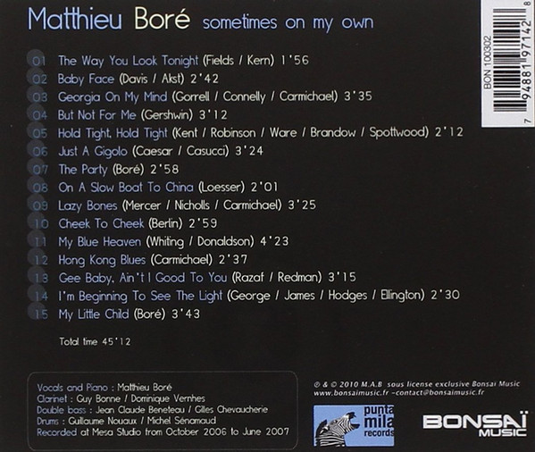 Matthieu Bore – Sometimes On My Own - slide-1