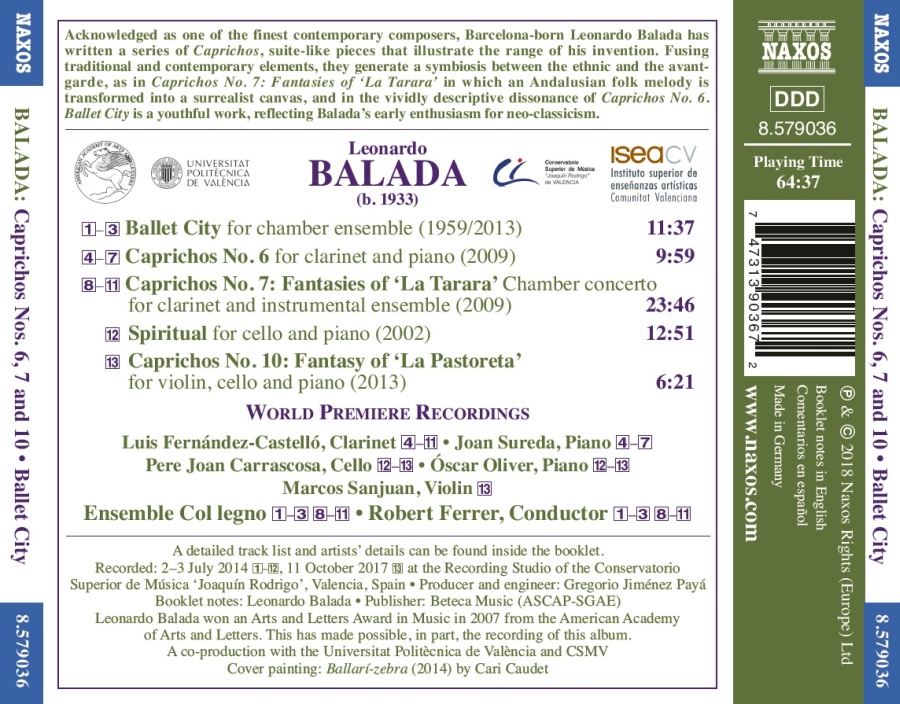 Balada: Caprichos Nos. 6; 7 & 10 - slide-1