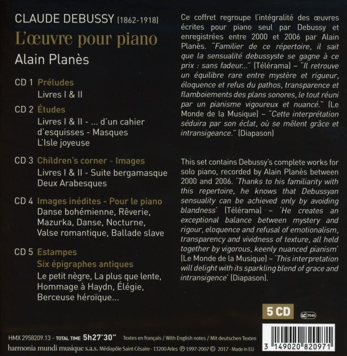 Debussy: Complete Piano Works - slide-1