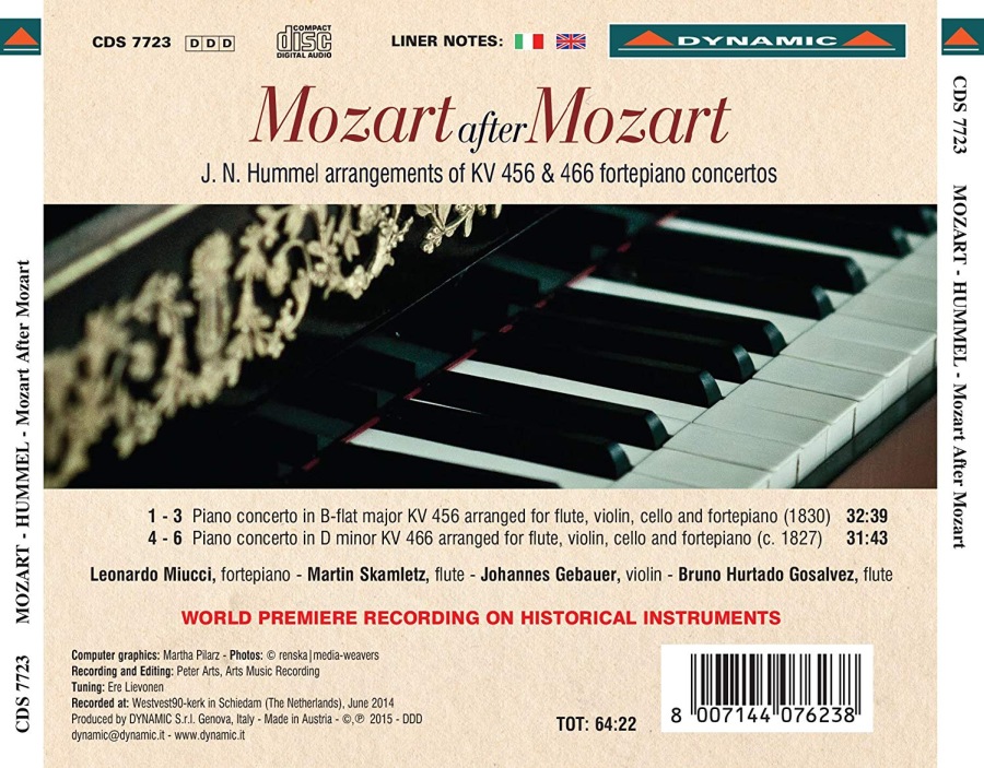 Mozart / Hummel: Piano concertos KV 456 & KV 466 - slide-1