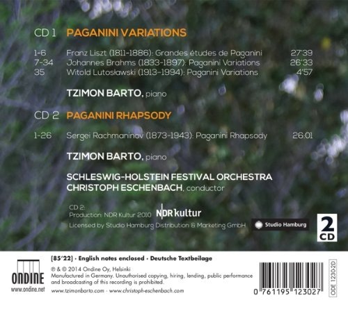 Liszt/ Brahms /Lutosławski: Paganini Variations / Rachmaninov: Paganini Rhapsody - slide-1