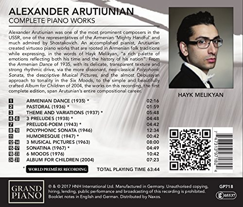 Arutiunian: Complete Piano Works - slide-1