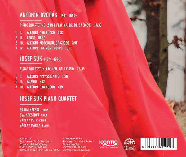 Dvorak & Suk, Josef: Piano Quartets - slide-1