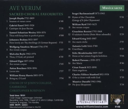 Ave Verum: Sacred Choral Favourites - slide-1