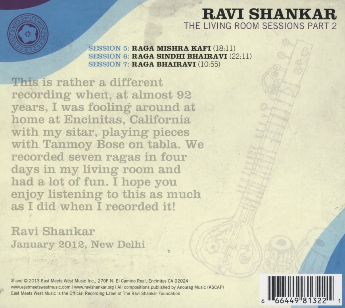 Ravi Shankar: The Living Room Sessions Part 2 - slide-1