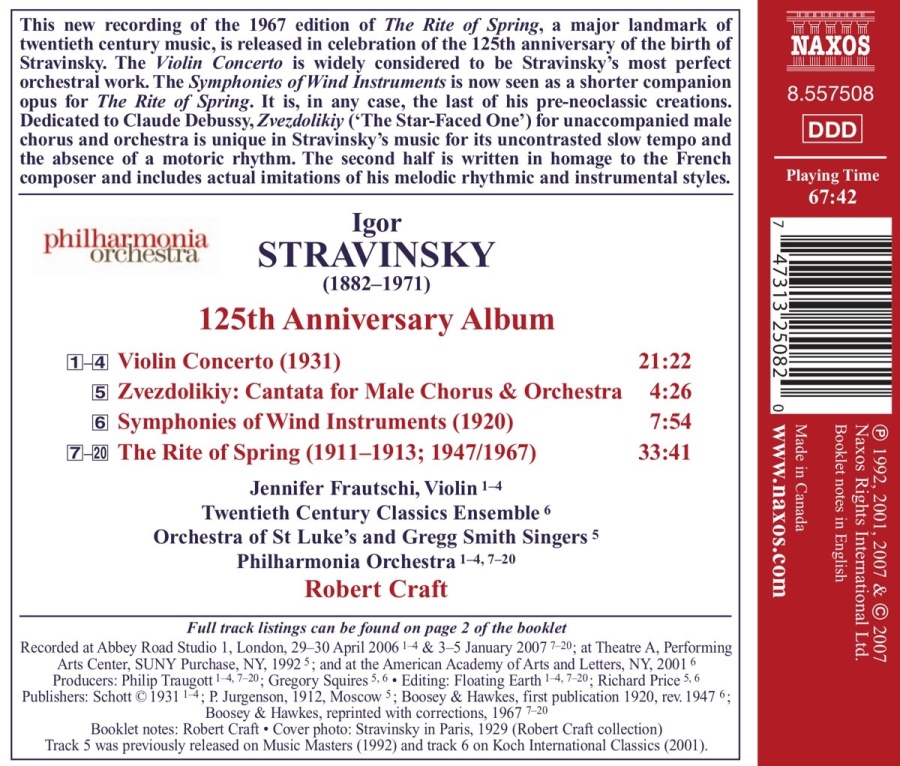 Stravinsky - 125th Anniversary Album - slide-1