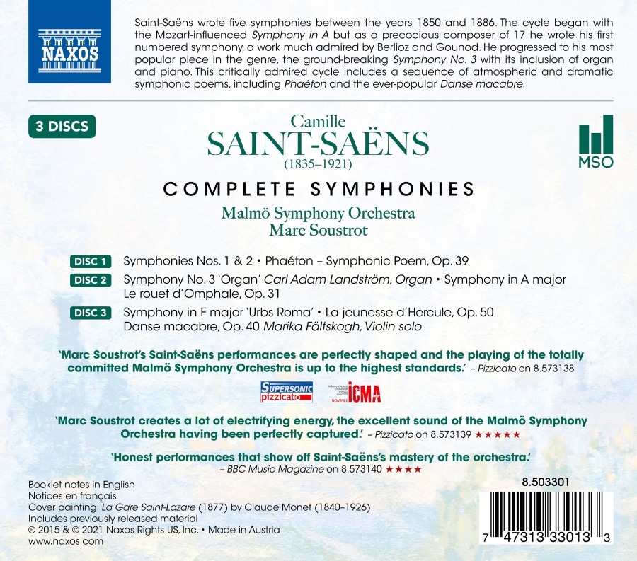Saint-Saëns: Complete Symphonies - slide-1
