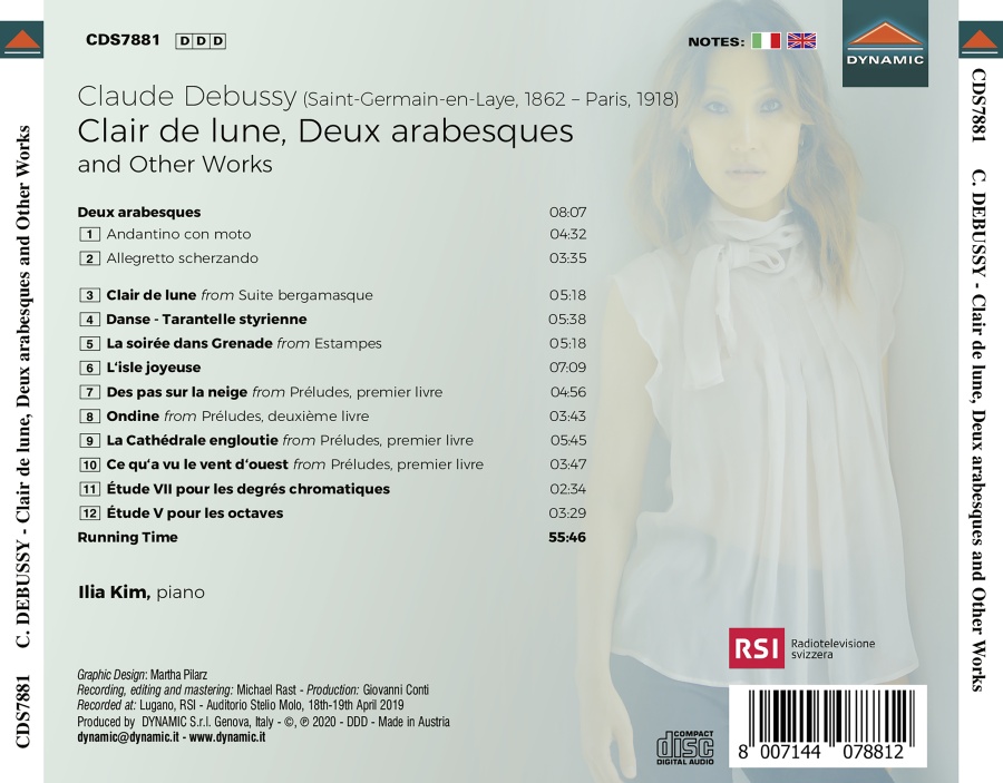 Debussy: Clair de Lune; Arabesques - slide-1