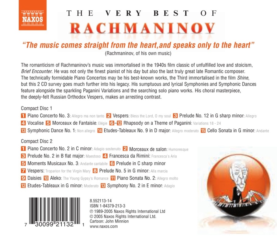 THE VERY BEST OF RACHMANINOV - slide-1
