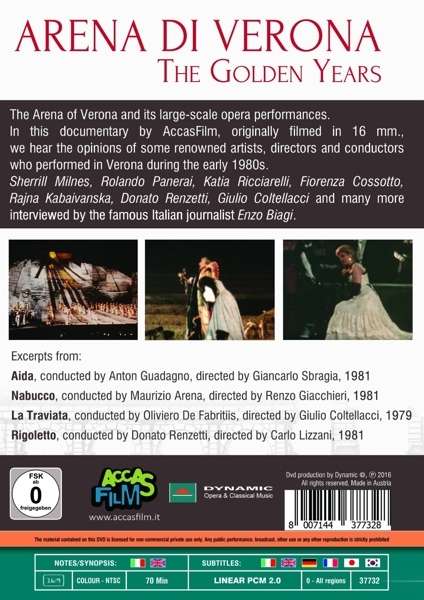 Verdi: Arena di Verona: Golden Years :La Traviata, Aida, Rigoletto, Nabucco  - slide-1
