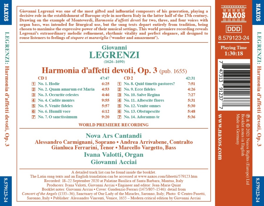 Legrenzi: Harmonia d’affetti devoti Op. 3 - slide-1