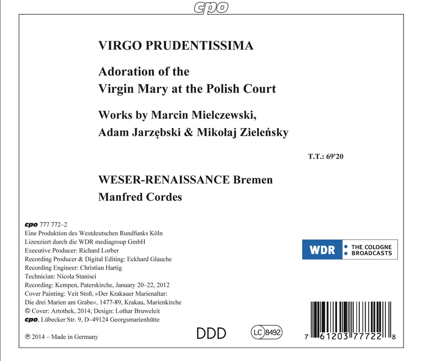 Virgo Prudentissima - Mielczewski; Jarzębski  - slide-1