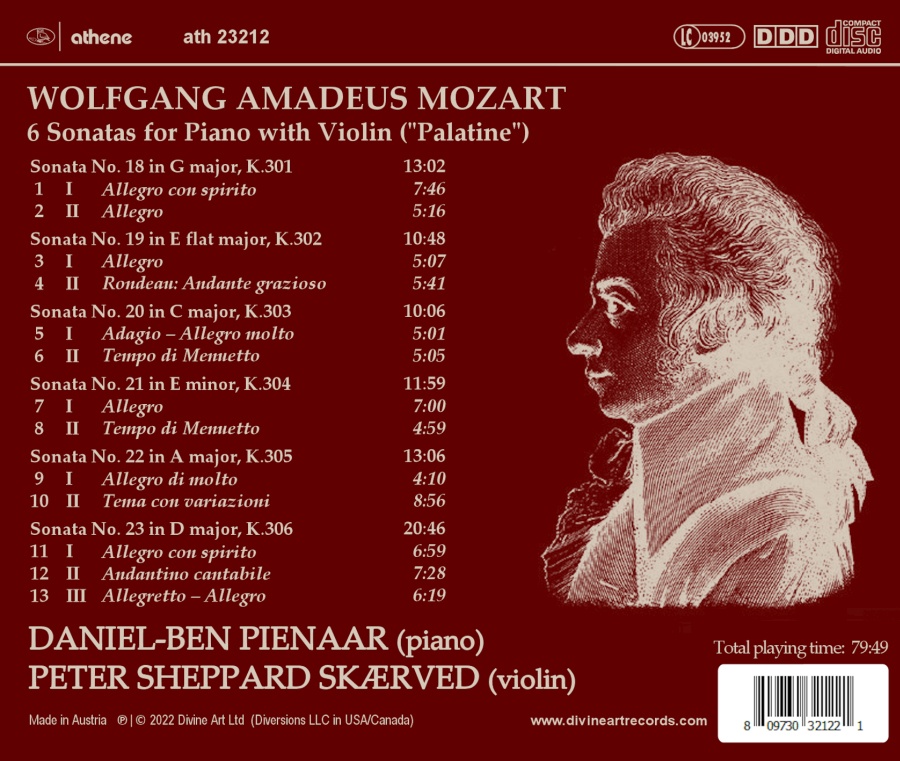 Mozart: Palatine Sonatas, K.301-306 - slide-1