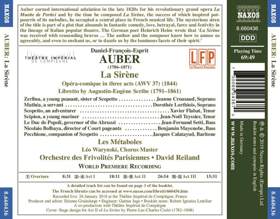 Auber: La Sirène - slide-1