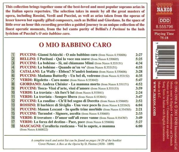 O MIO BABBINO CARO - FAMOUS SOPRANO ARIAS FROM ITALIAN OPERA - slide-1