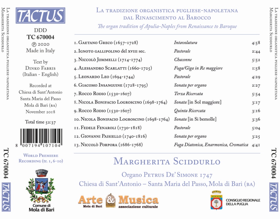 The organ tradition of Apulia-Naples from Renaissance to Baroque - slide-1