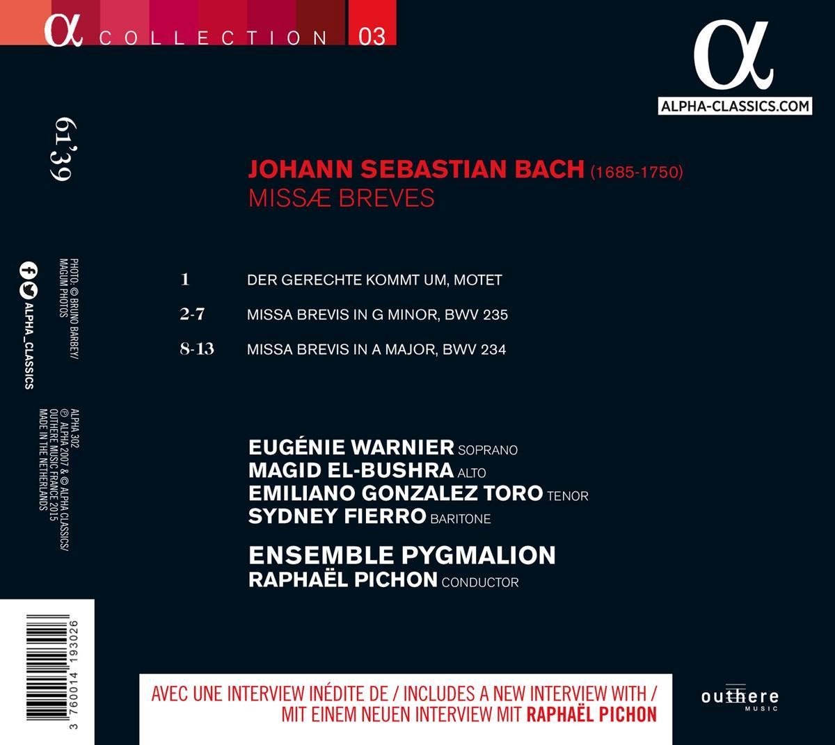 Bach: Missae Reeves BWV 234 & 235 - slide-1