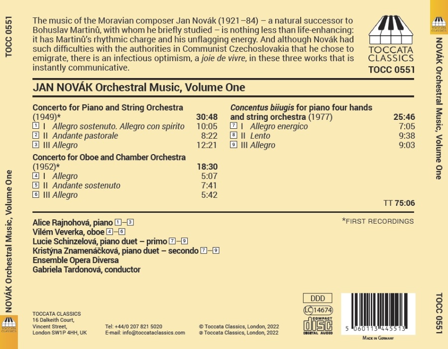 Novák: Orchestral Music Vol. 1 - slide-1