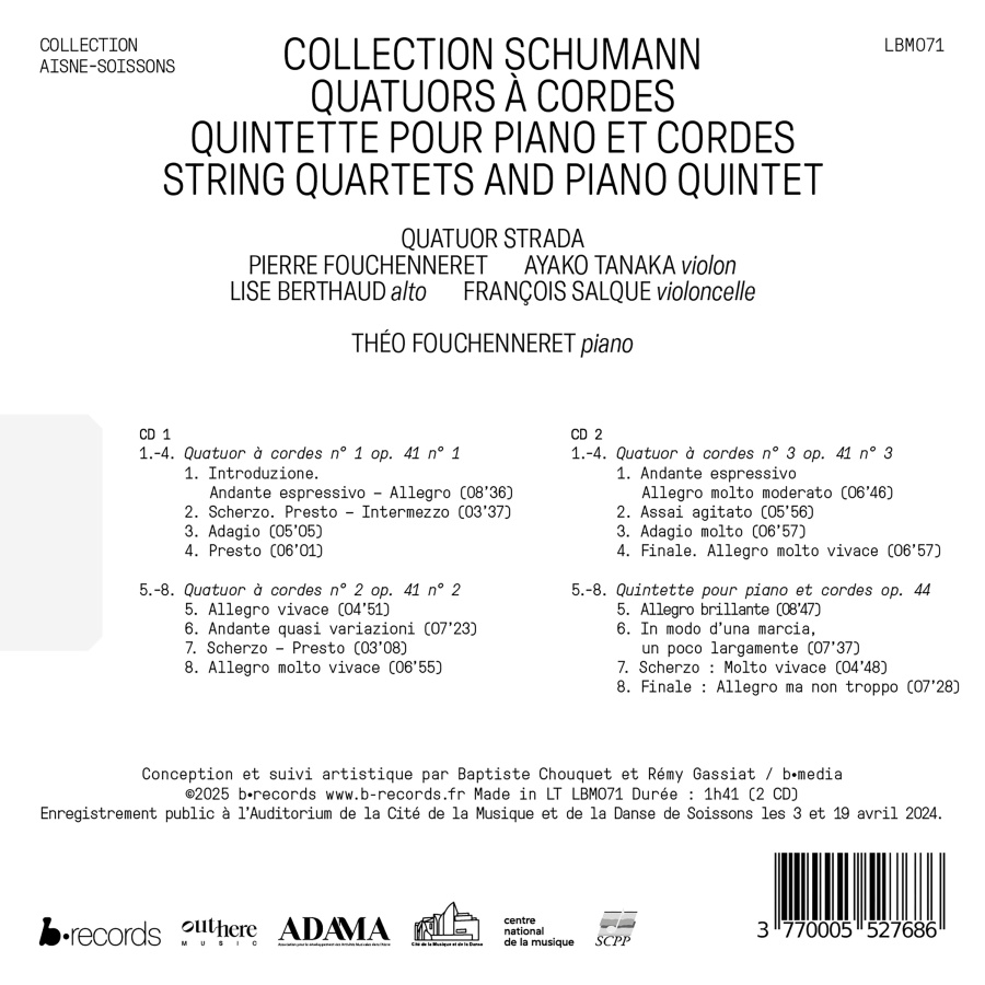 Schumann Collection - String Quartets and Piano Quintet - slide-1