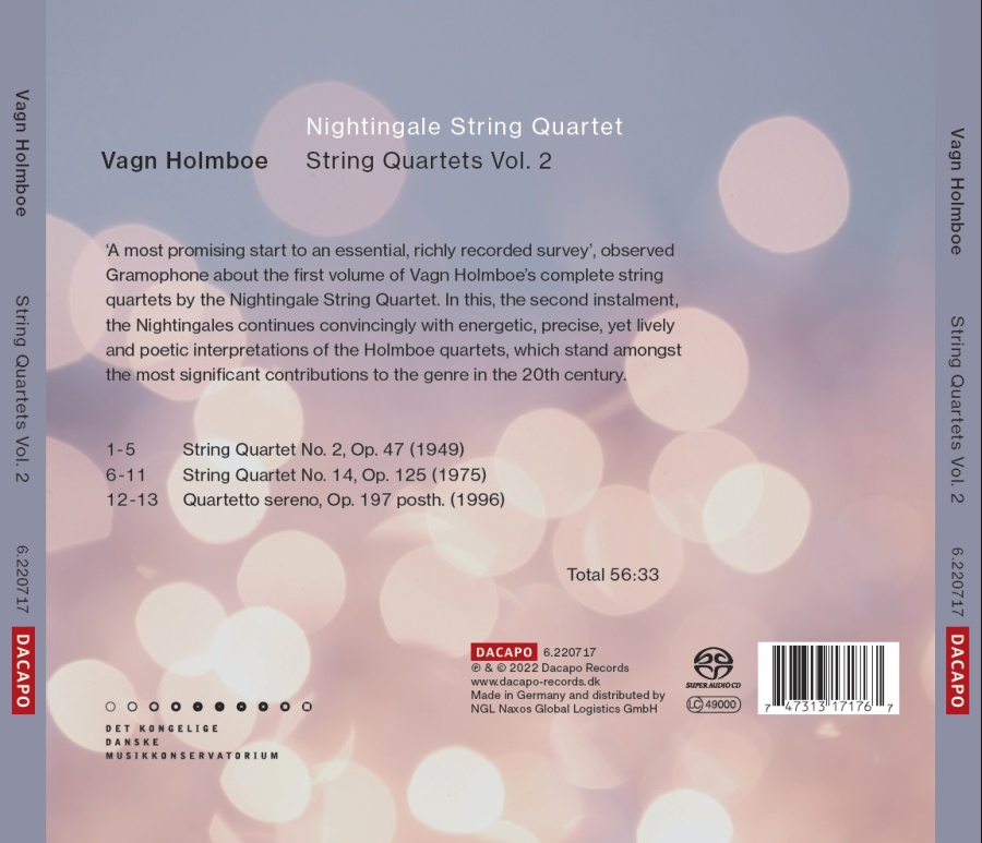 Holmboe: String Quartets Vol. 2 - slide-1