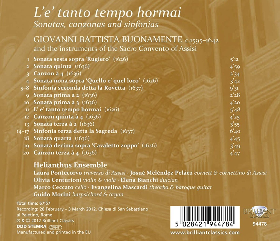 Buonamente: Sonatas, canzonas and sinfonias - slide-1