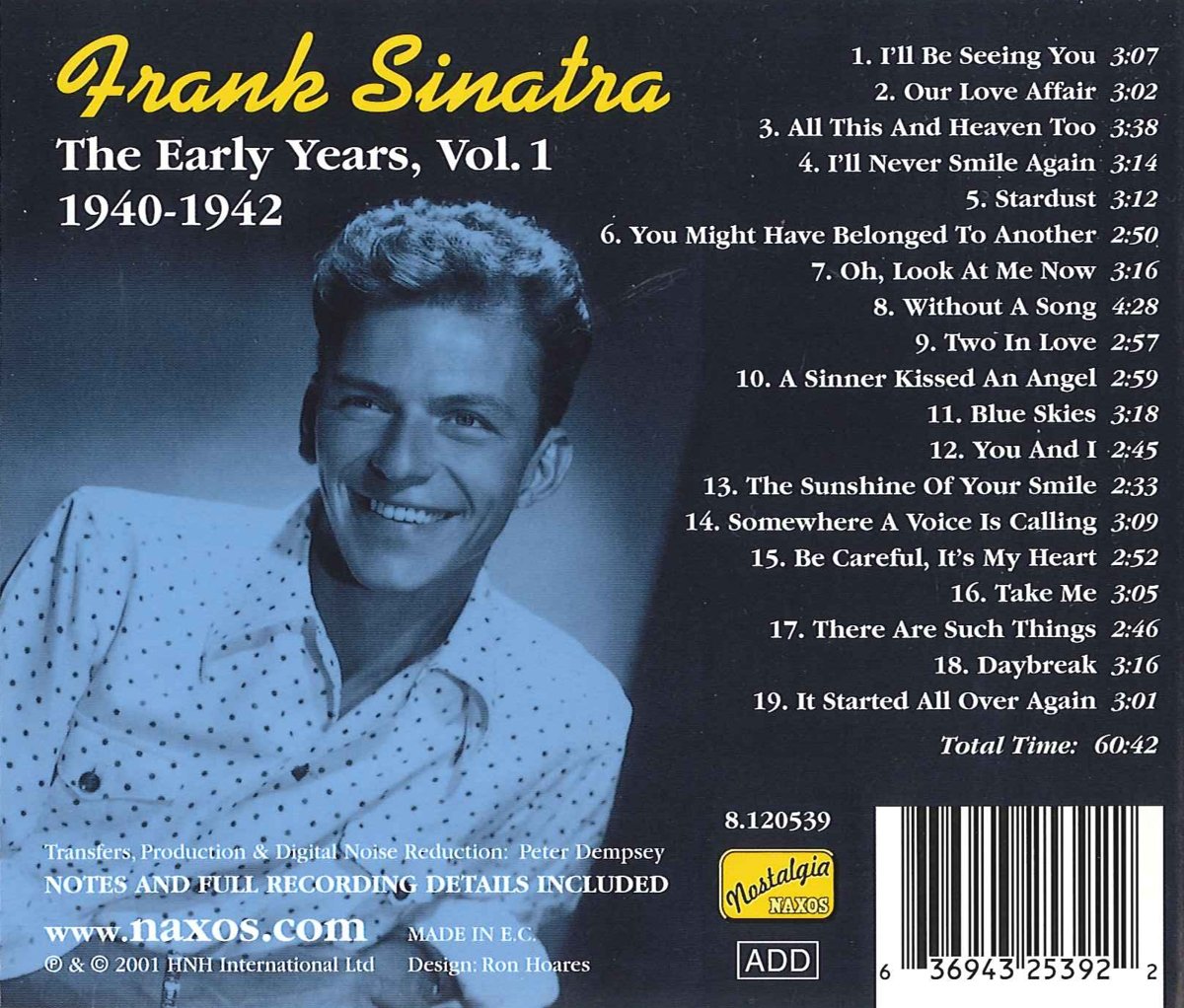 FRANK SINATRA: The Early Years vol. 1 - slide-1
