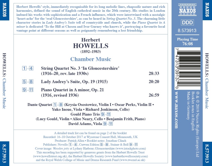 Howells: Chamber Music - slide-1